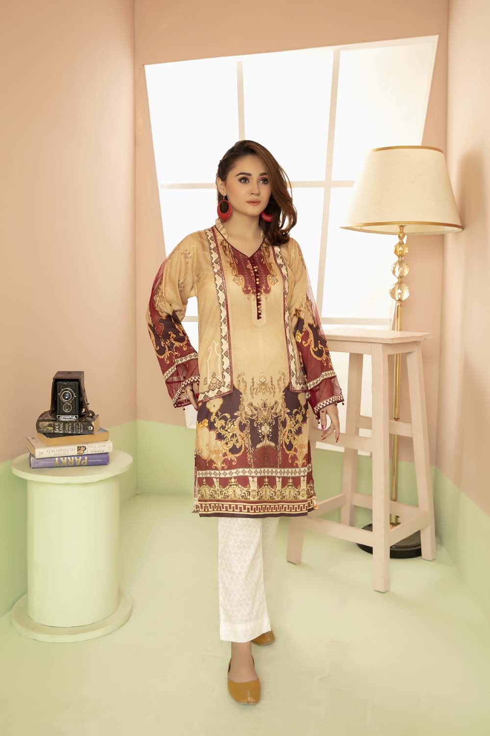 Rearish - Printed Stitch Kurti