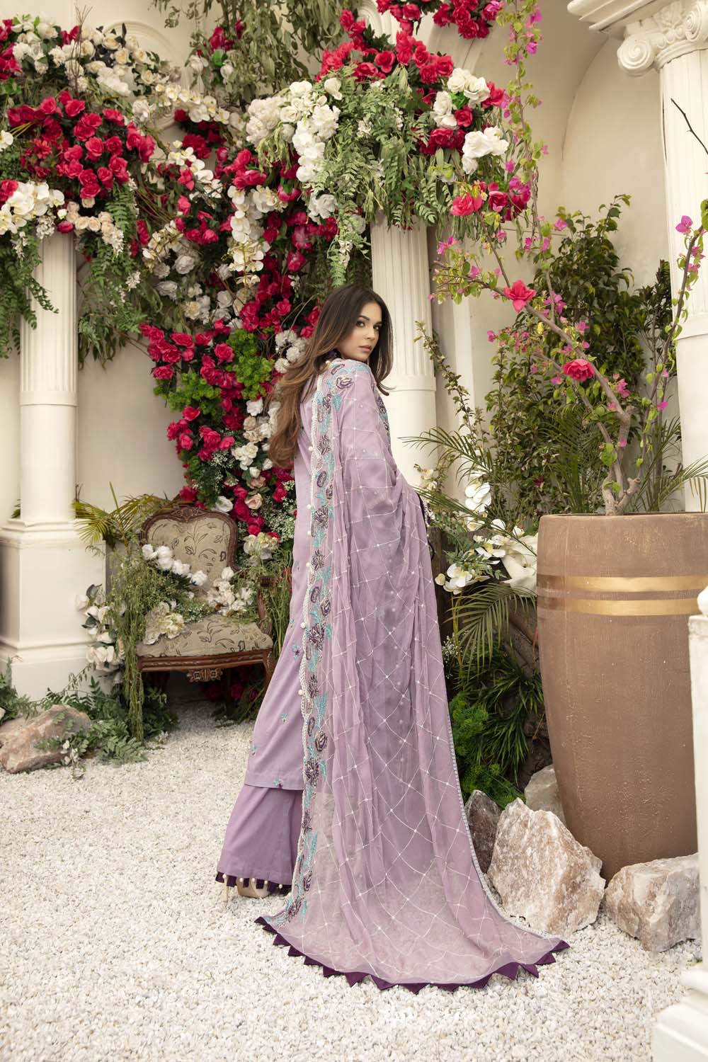 Spring Bliss - Schiffli Embroidered Lawn (3PC)