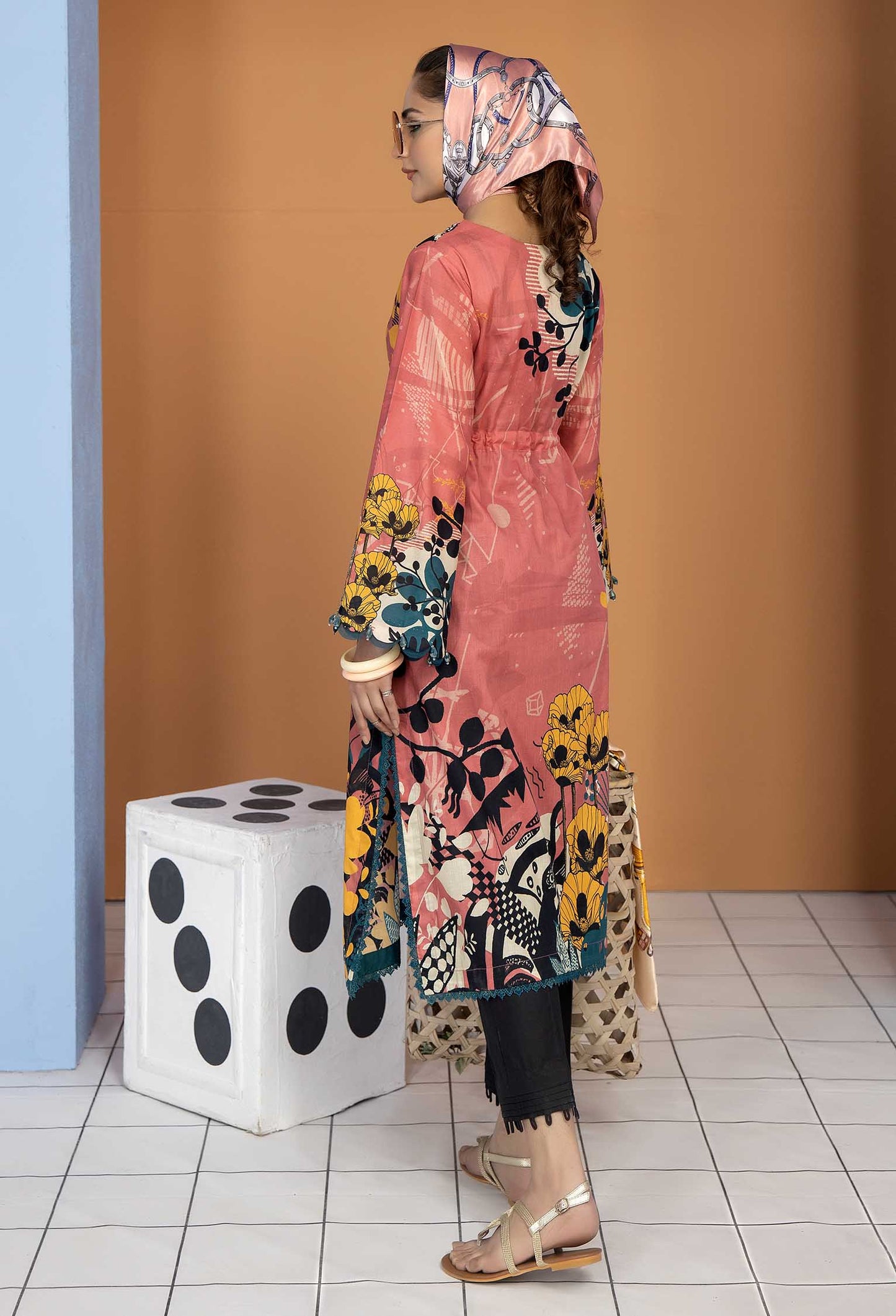 Selvin - Unstitch Lawn Kurti