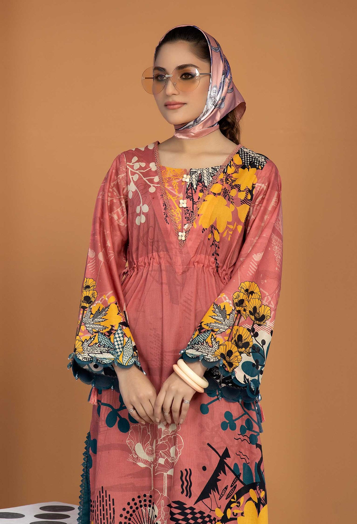 Selvin - Unstitch Lawn Kurti