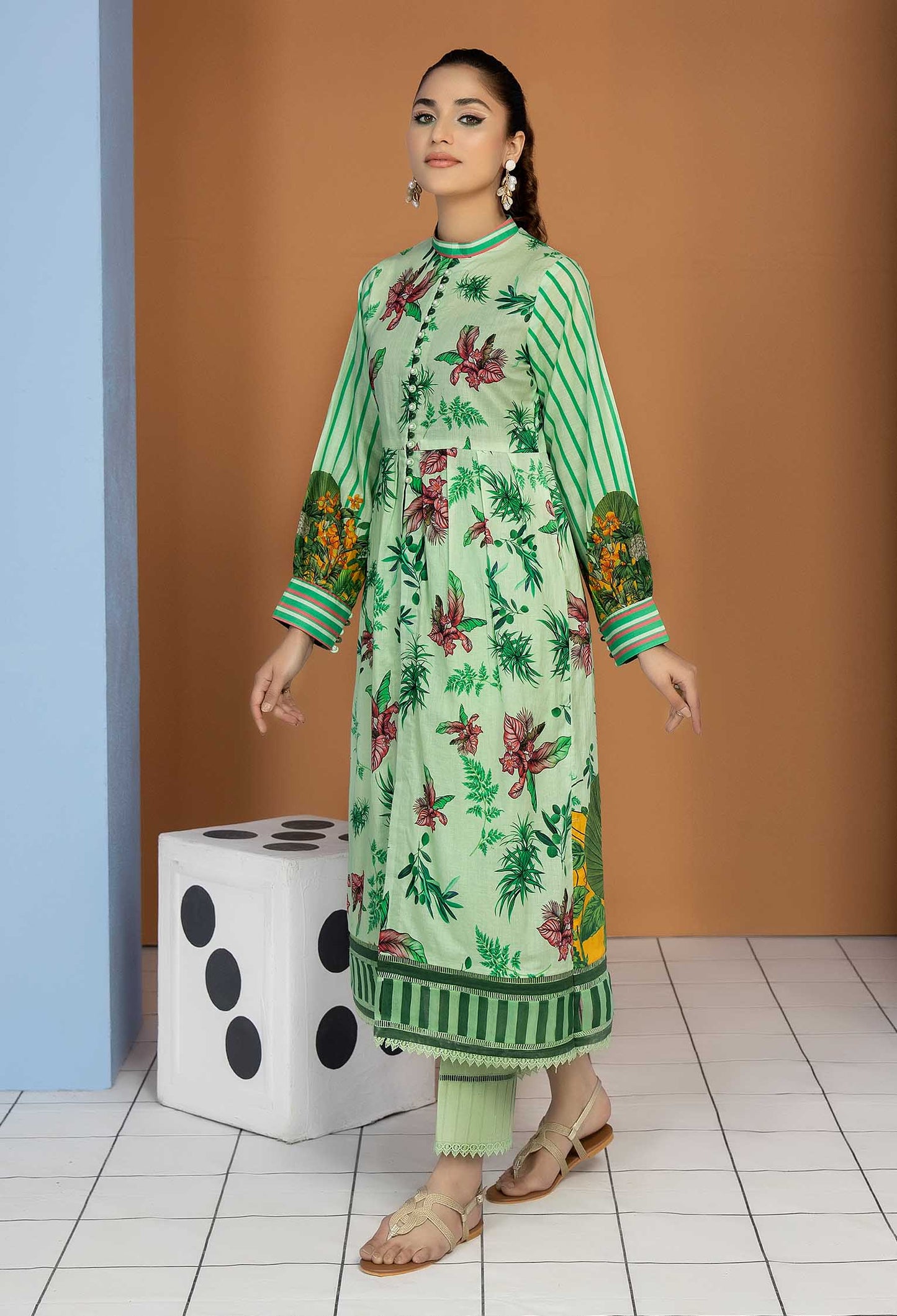 Grolin - Unstitch Lawn Kurti