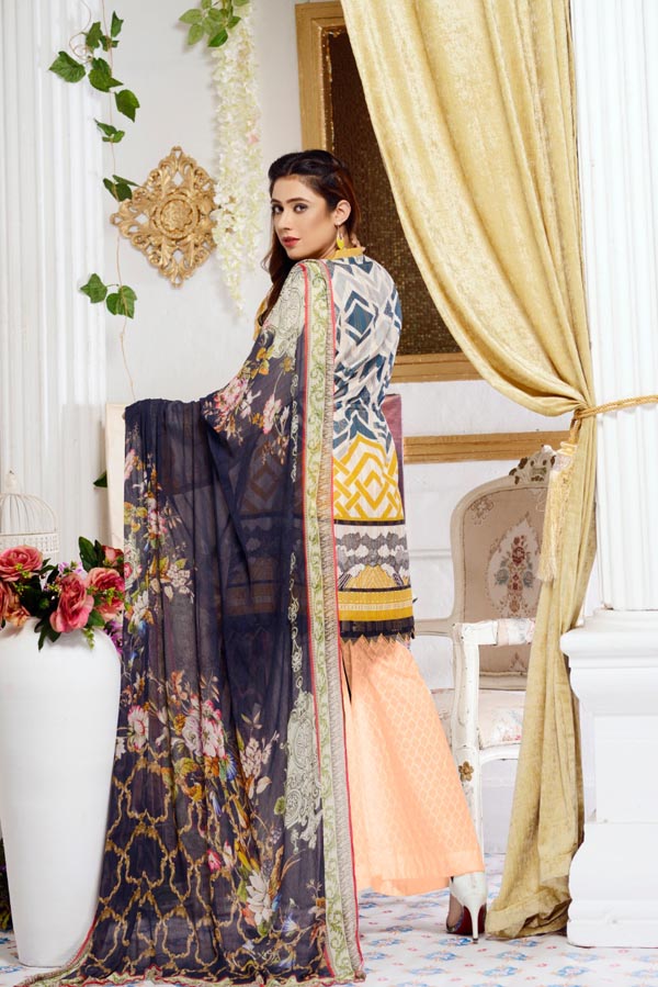 Baptisia - Digital Printed Jacquard Lawn