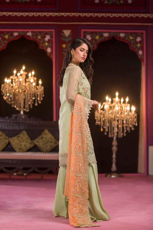 Aashiyana - Luxury Embroidered & Hand Embellished Organza