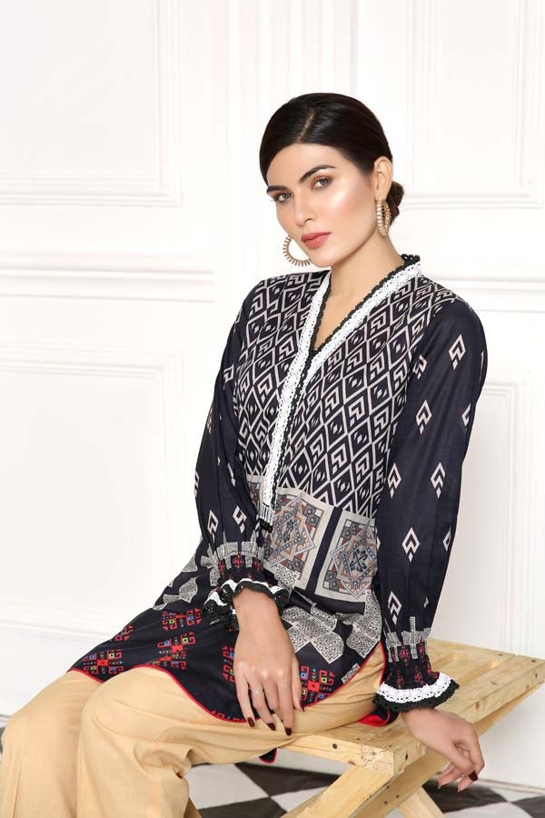 Concord - Digital Printed Lawn Shirt (Unstitch)