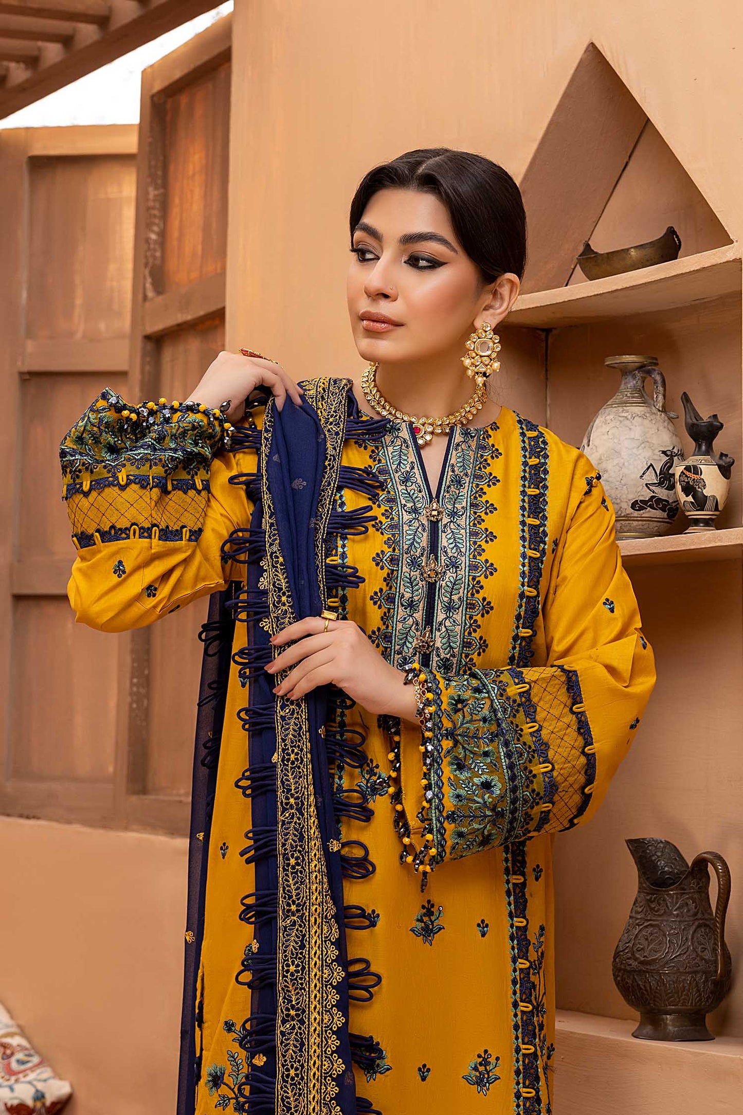 Golden Bell - Exclusive Unstitch Lawn