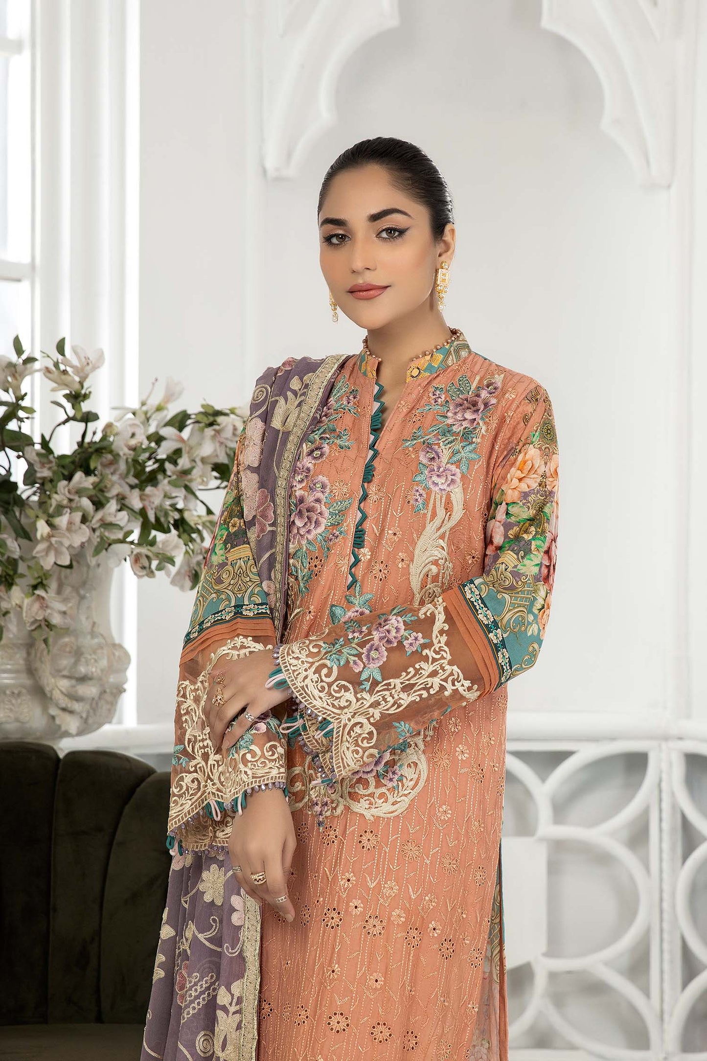 Pale Copper - Chikankari Lawn 3PC