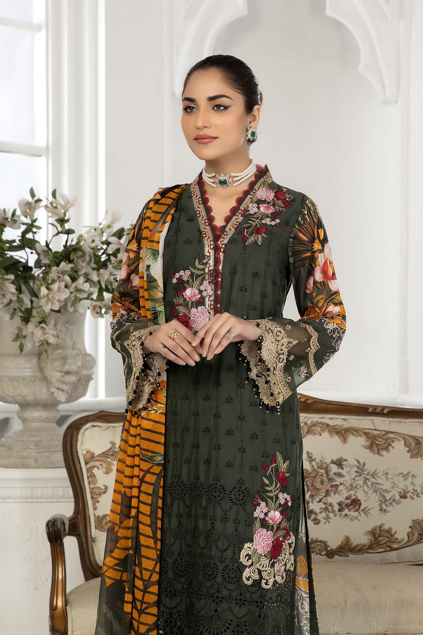 Iridium - Chikankari Lawn 3PC