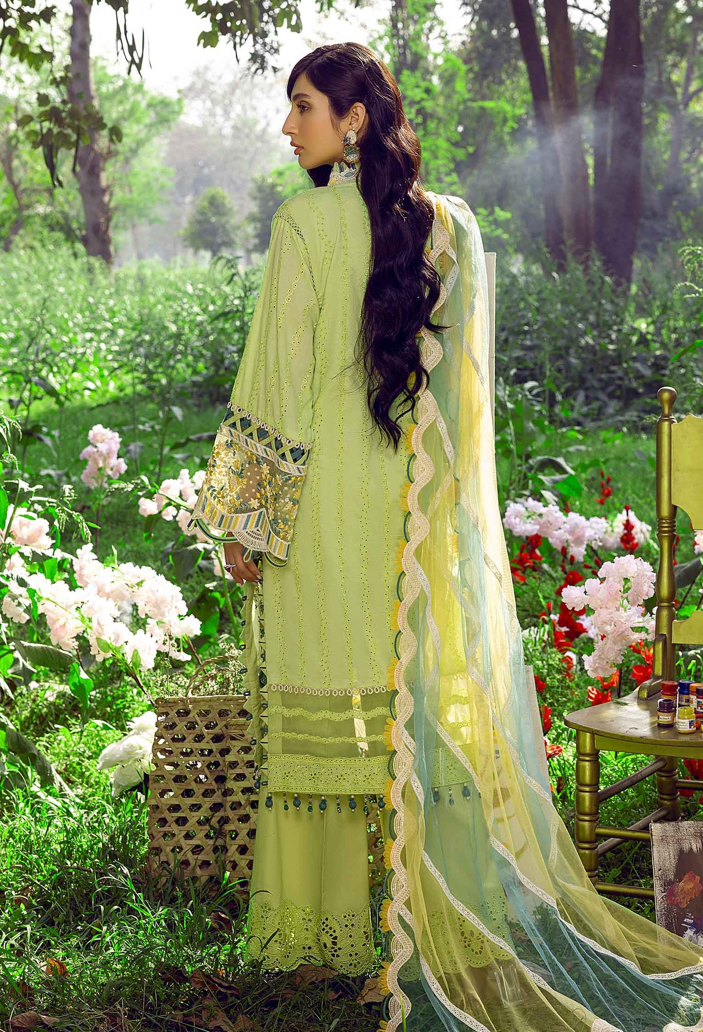 Celestial - Schiffli Embroidered Lawn