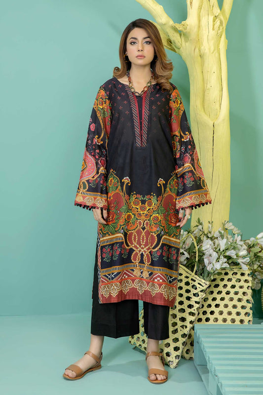 Derin - Stitched Lawn Shirt