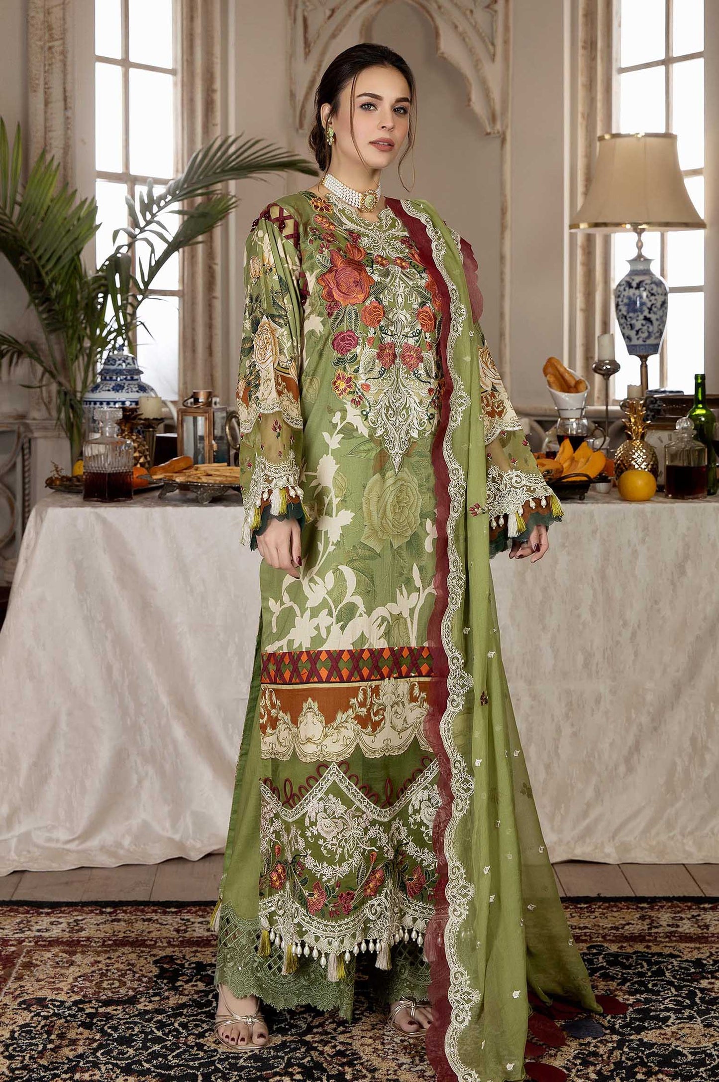 Drab - Exclusive Unstitch lawn