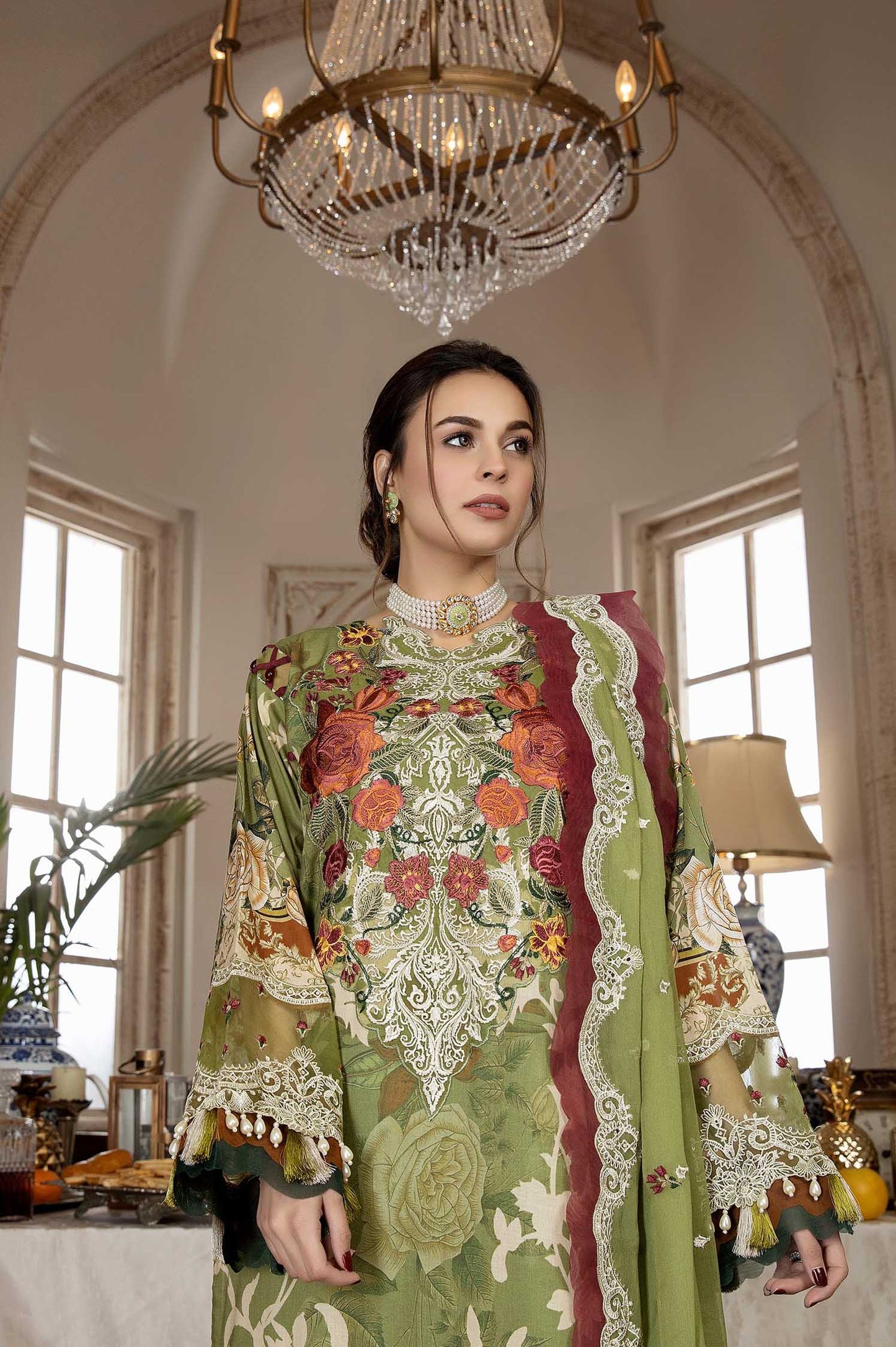 Drab - Exclusive Unstitch lawn