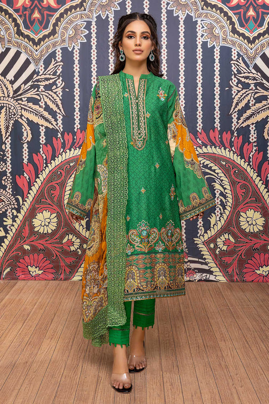 Forest Glory - Printed & Embroidered Lawn Pret 3PC