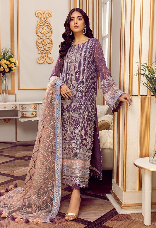 Lilac Orchid Stitched