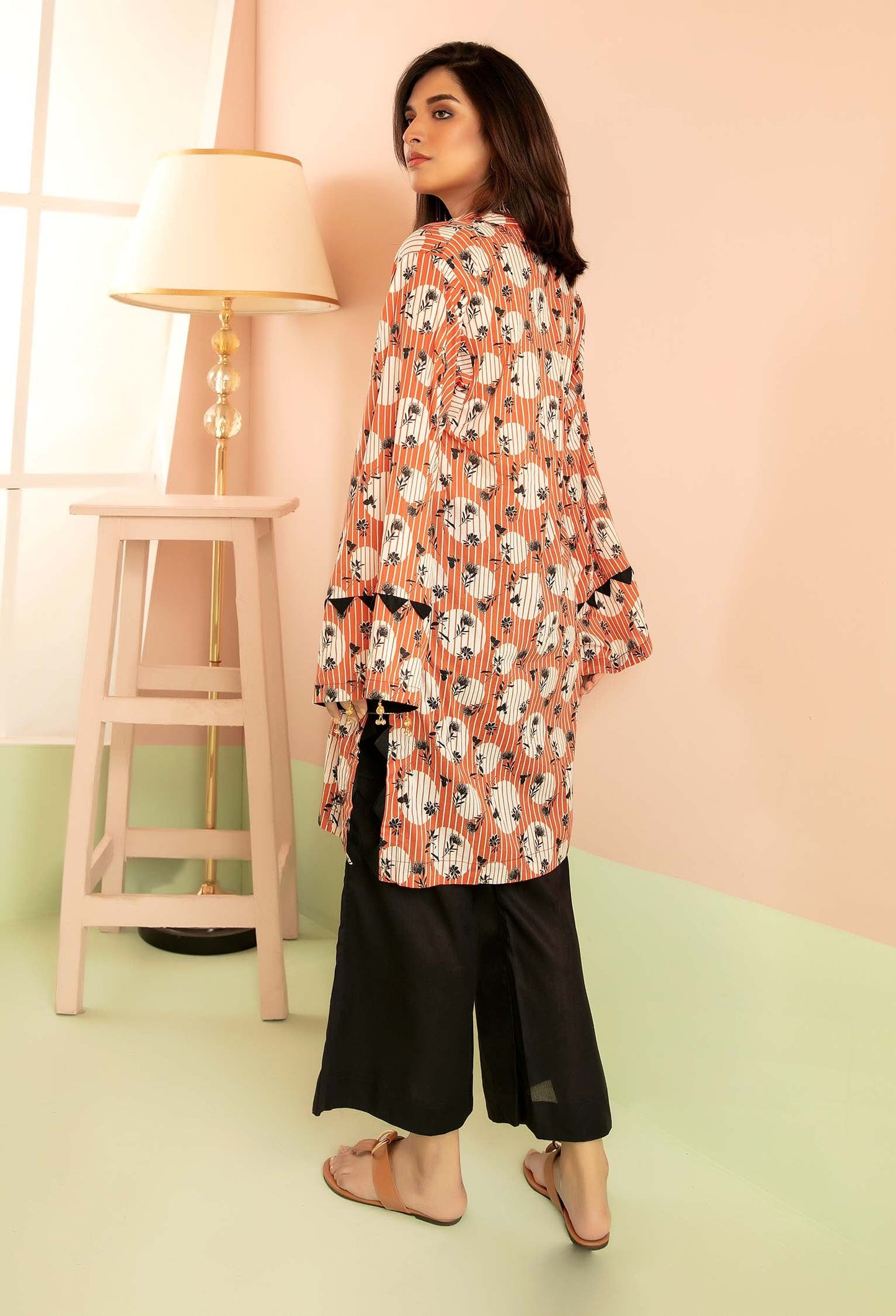 Helin - Digital Printed Stitched Lawn Kurti