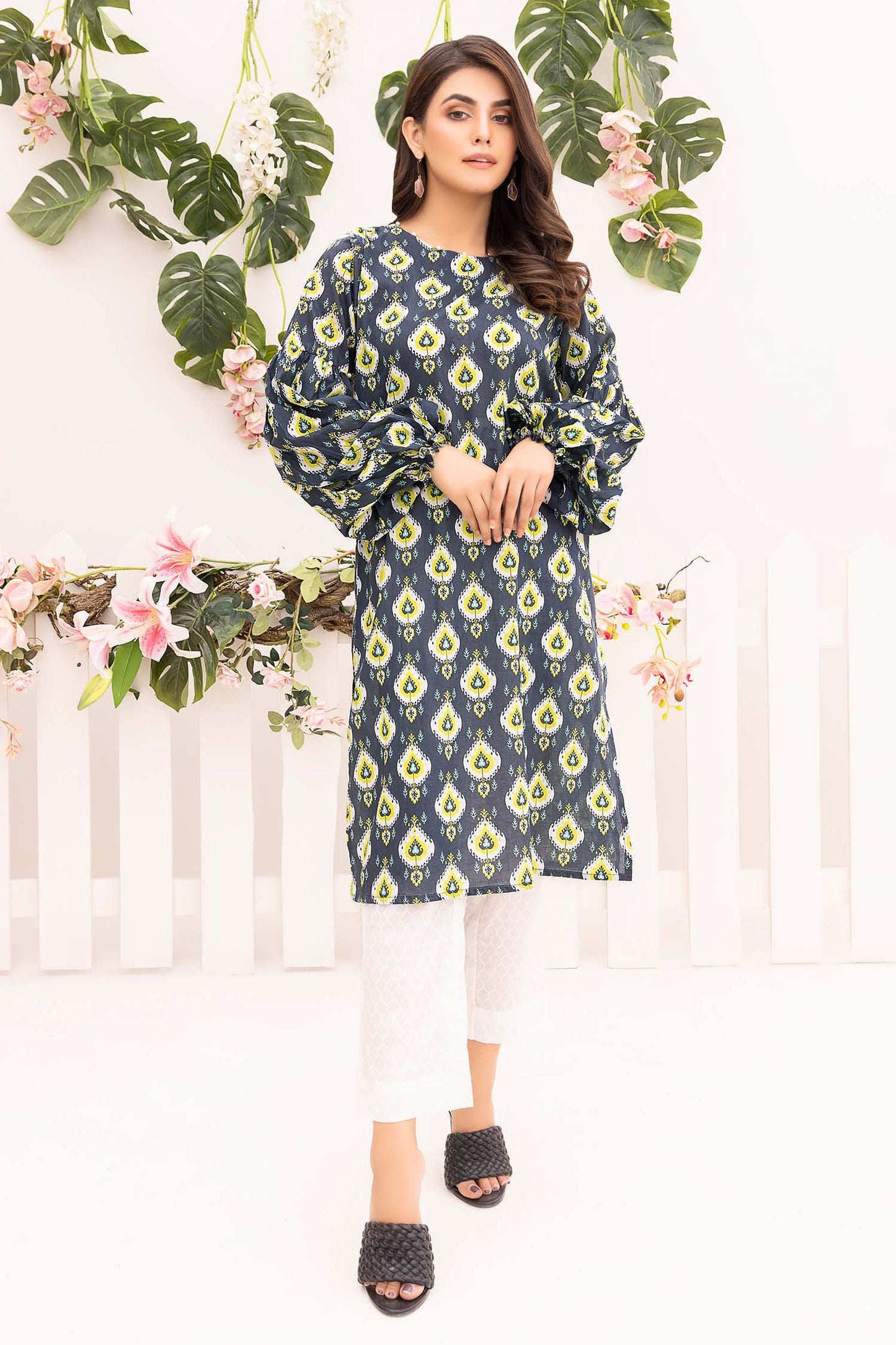 Pattern - Digital Printed Stitched Lawn Kurti