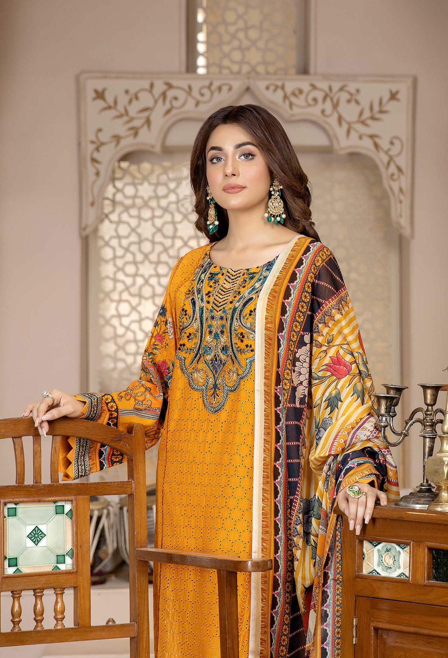 Honeycomb Heaven - Chikankari Embroidered Lawn 3PC