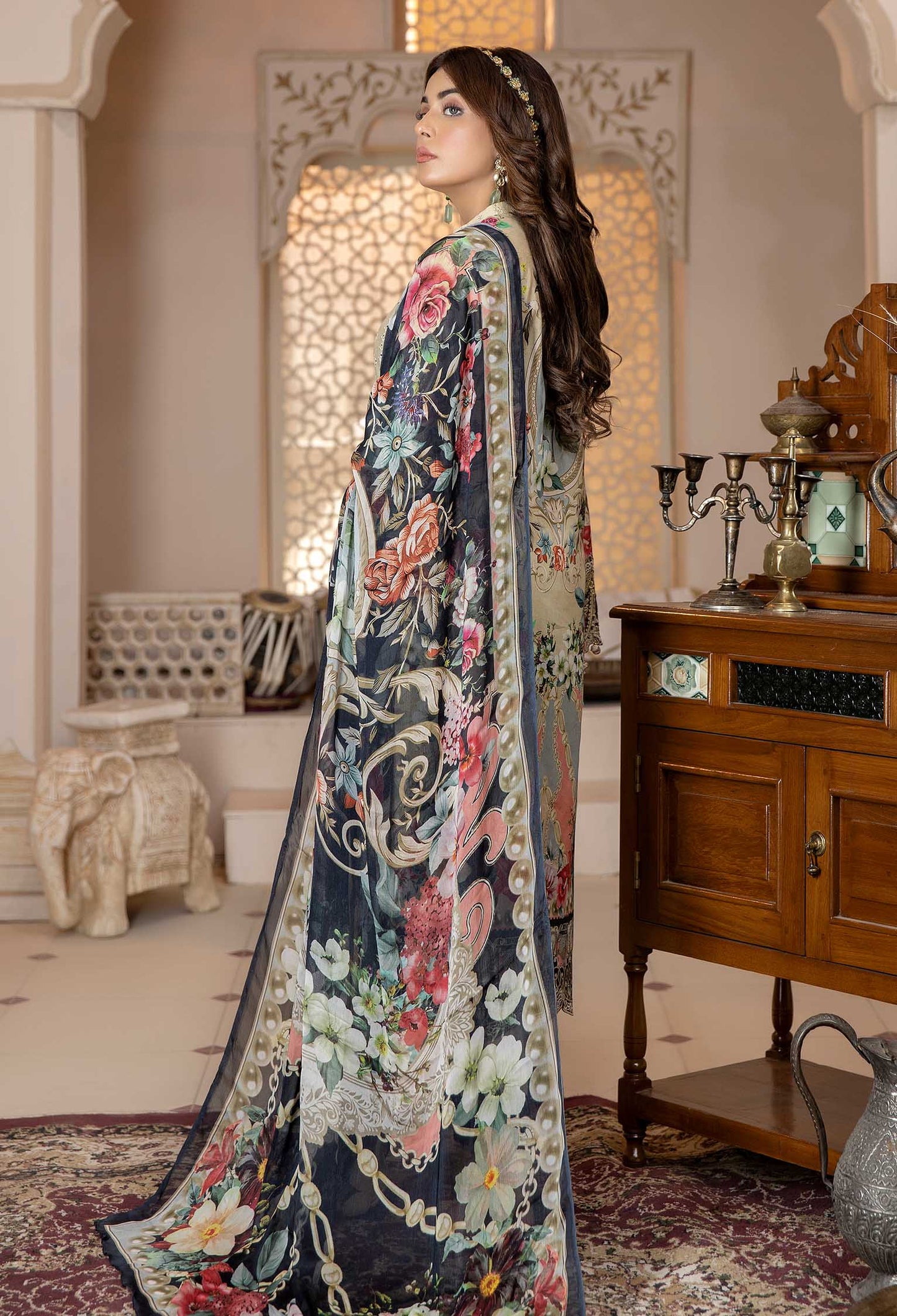 Brilliant Botanica - Chikankari Embroidered Lawn 3PC