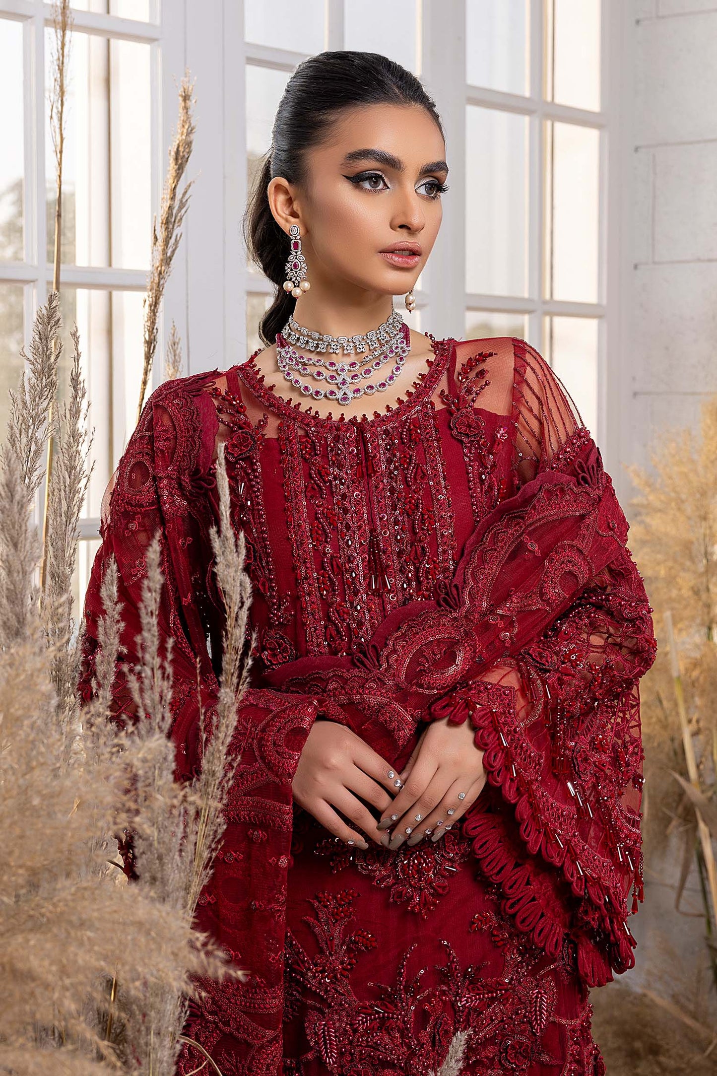 City red-vival - Luxury Unstitched