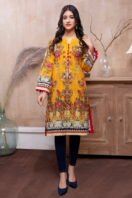 Burn Seed - Printed Cambric Stitched Kurti