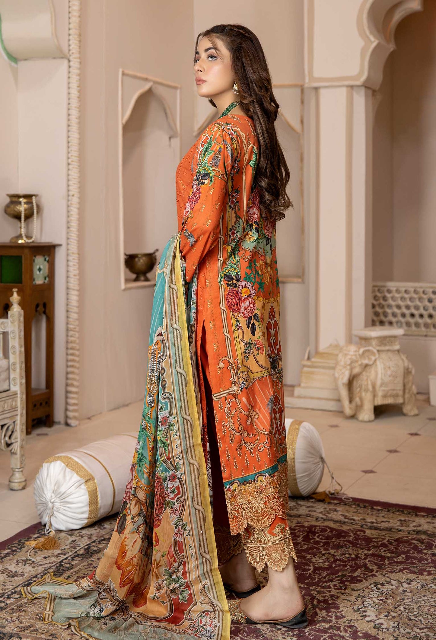 Passion Color - Chikankari Embroidered Lawn 3PC