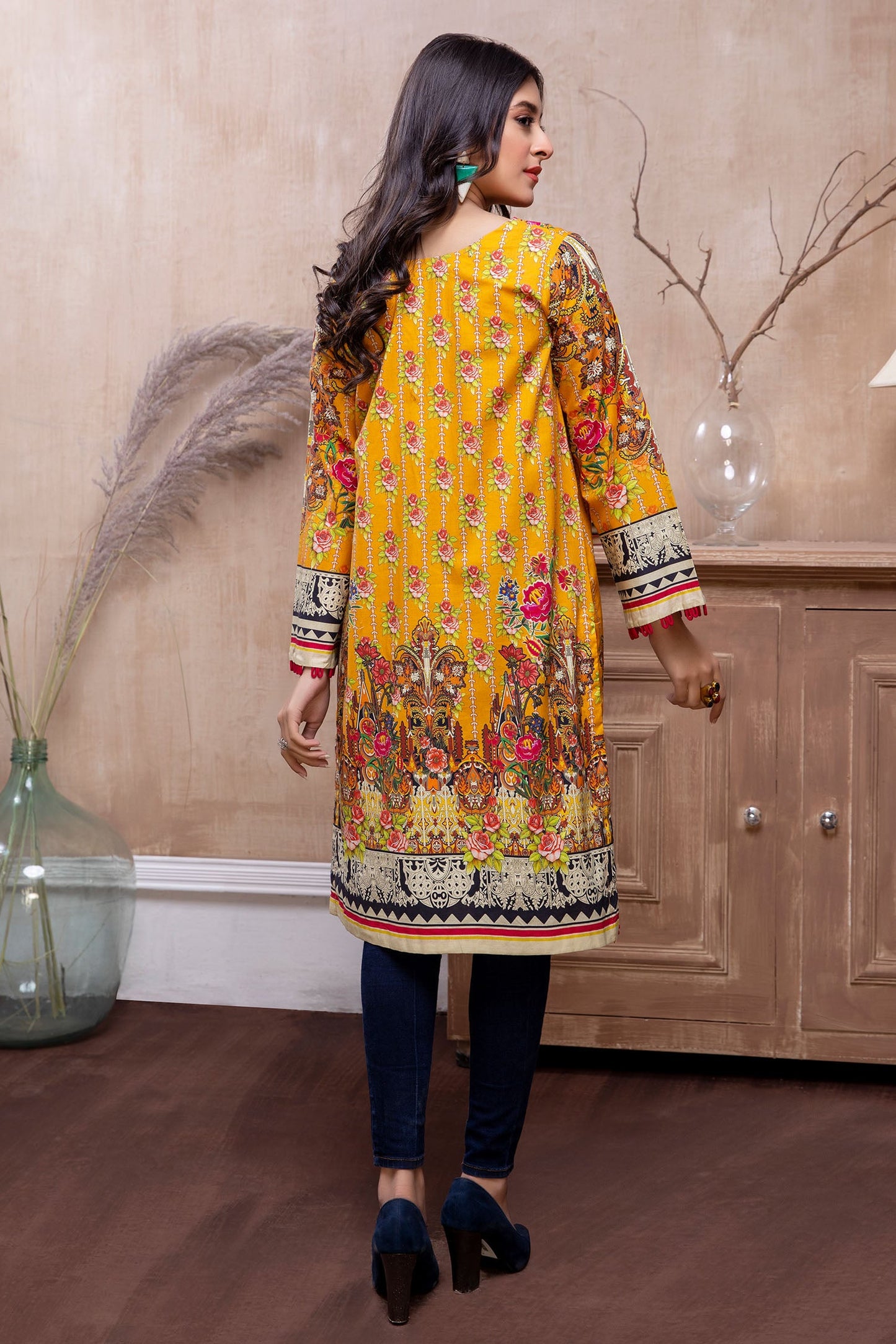 Burn Seed - Printed Cambric Stitched Kurti