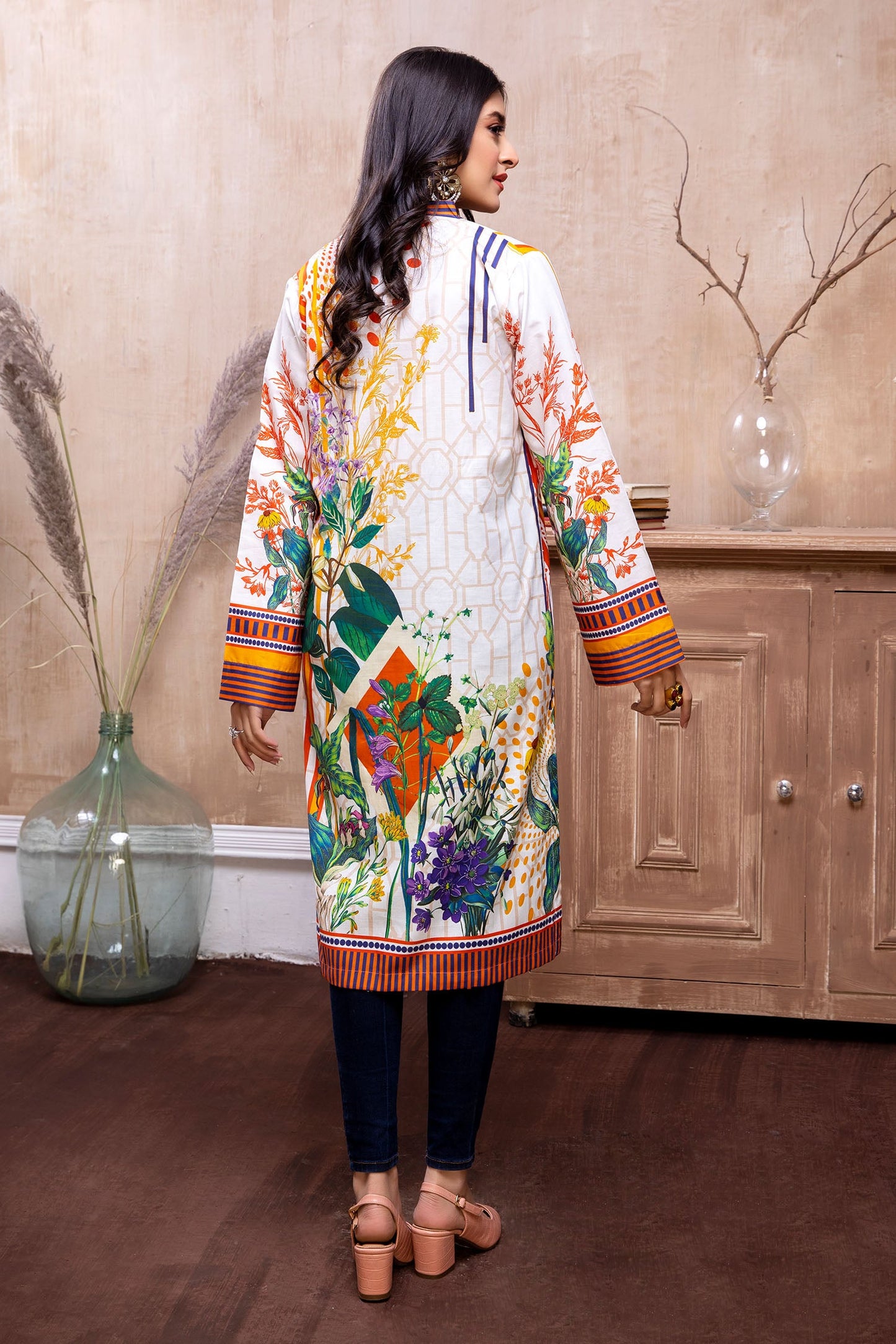 Gorse - Printed Cambric Stitched Kurti