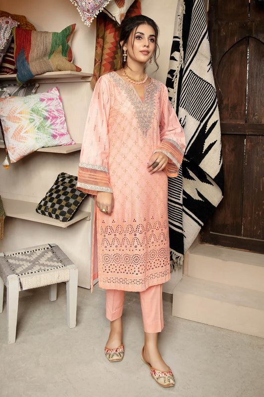 Verendus - Schiffli Embroidered Lawn Stitch Kurti