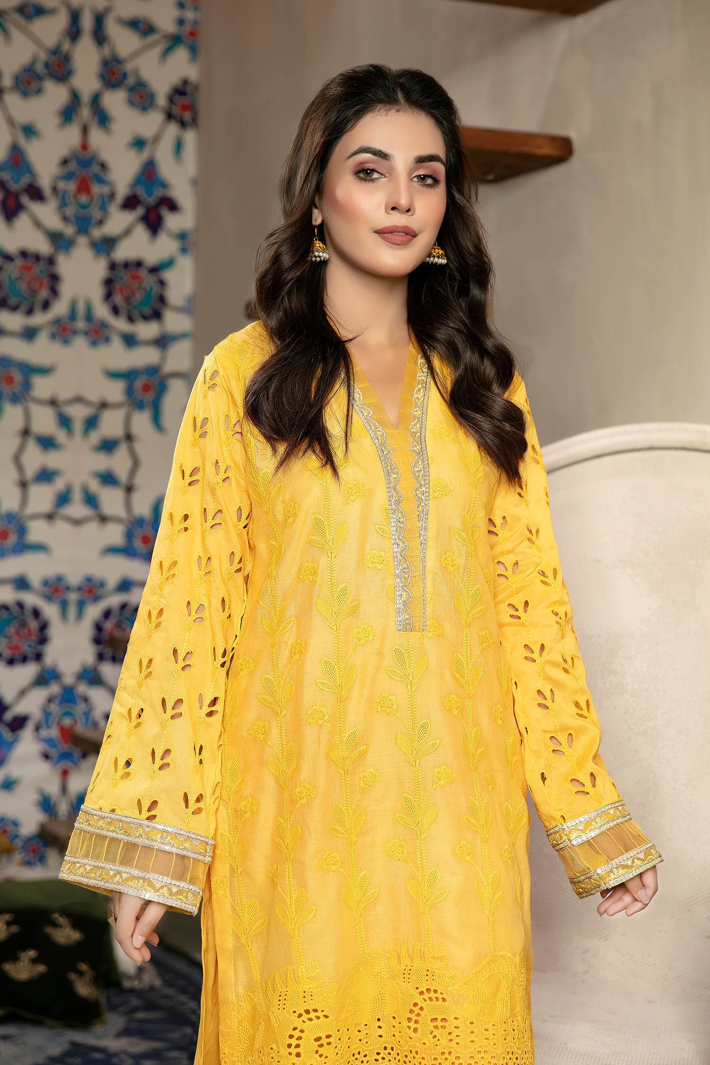 Zeal - Schiffli Embroidered Lawn Stitch Kurti