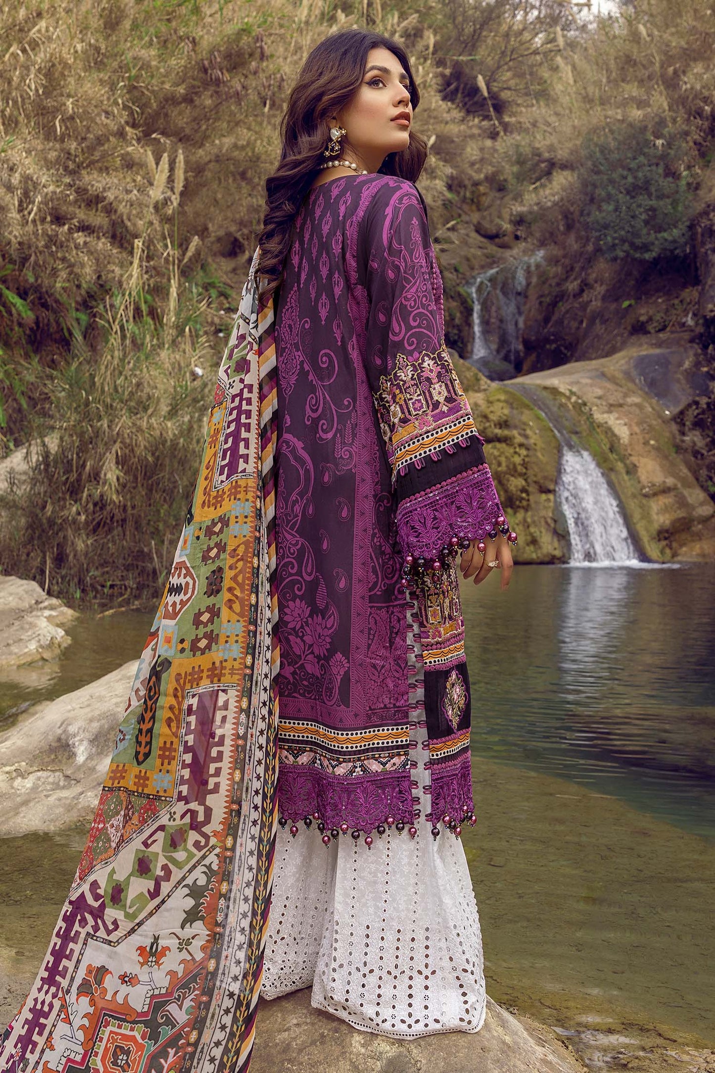 Old Mauve - Exclusive Unstitch Lawn