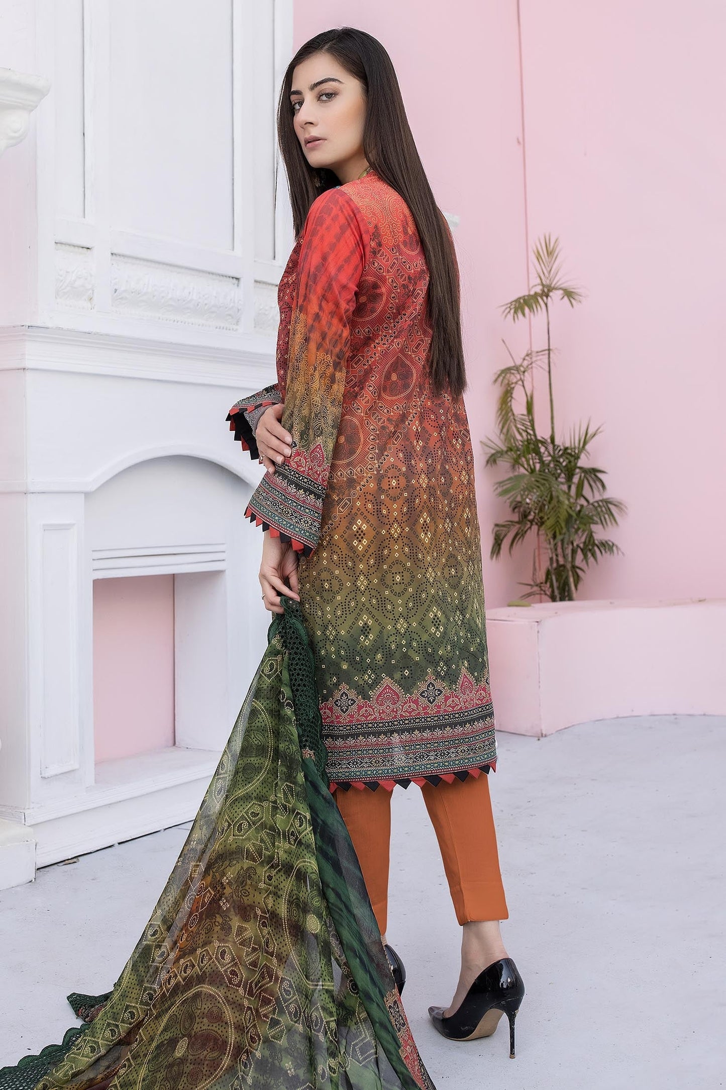Fuzzy Wuzzy - Digital Printed & Embroidered Lawn