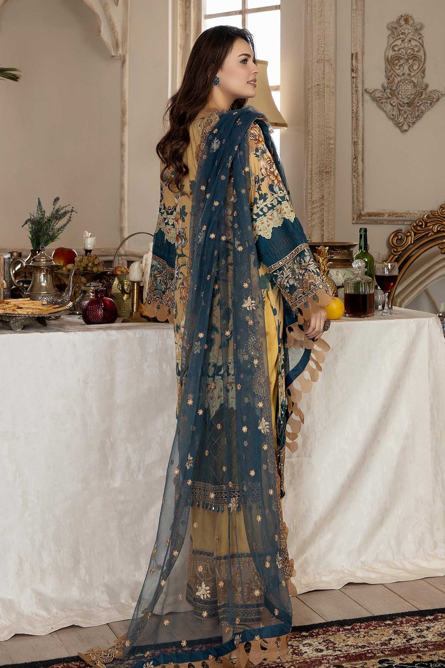 Harvest Gold - Exclusive Unstitch lawn