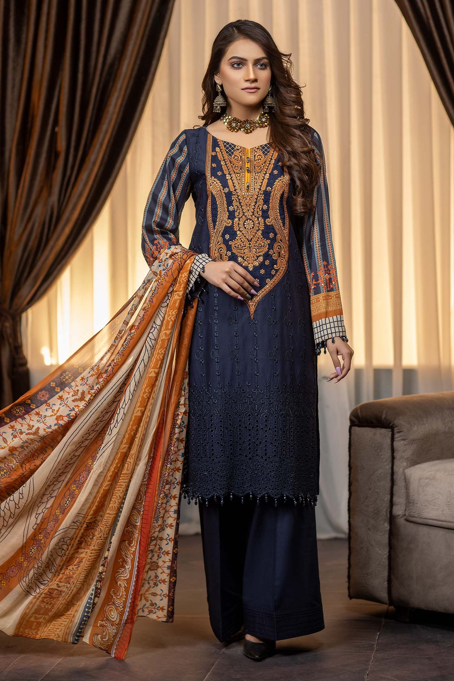 Mirage - Stitched Printed & Embroidered Lawn