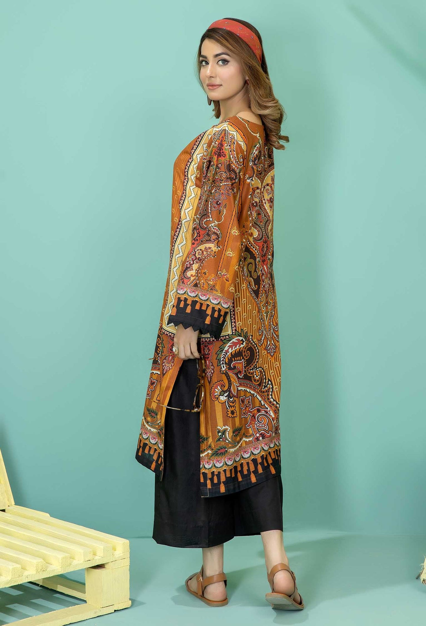 Hawaiian Tan - Stitched Lawn Shirt