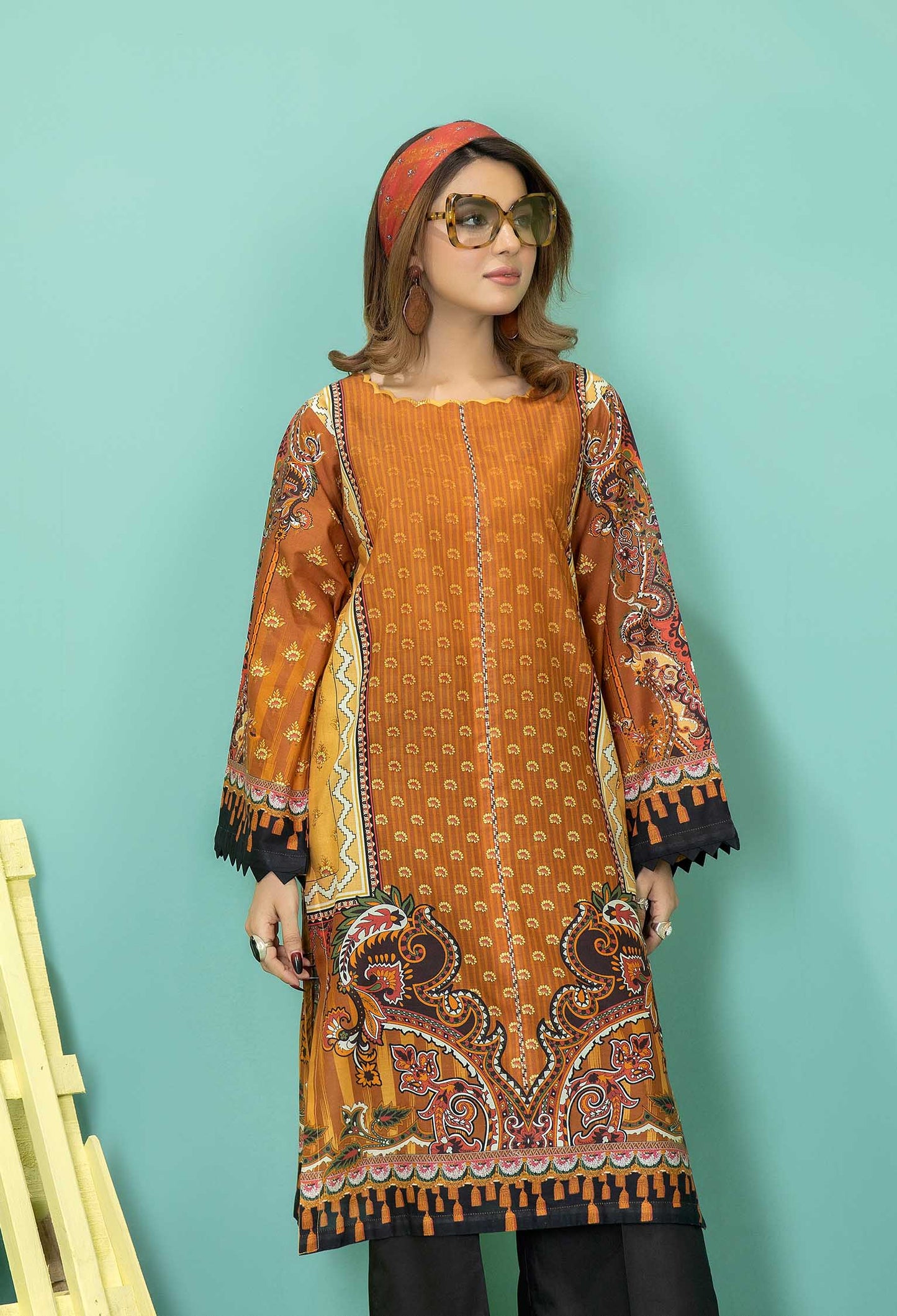 Hawaiian Tan - Stitched Lawn Shirt