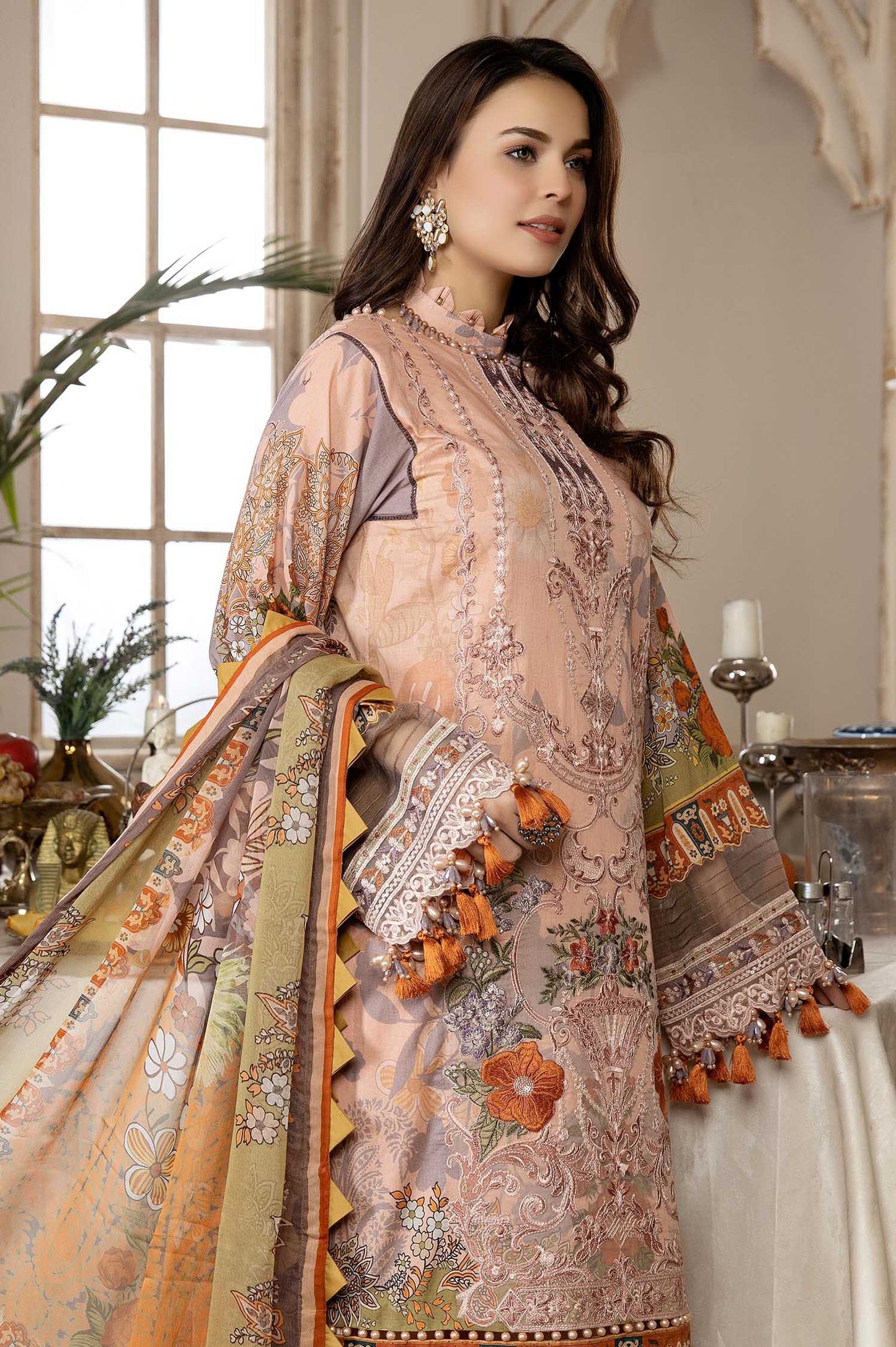 Flame Pea - Exclusive Unstitch lawn