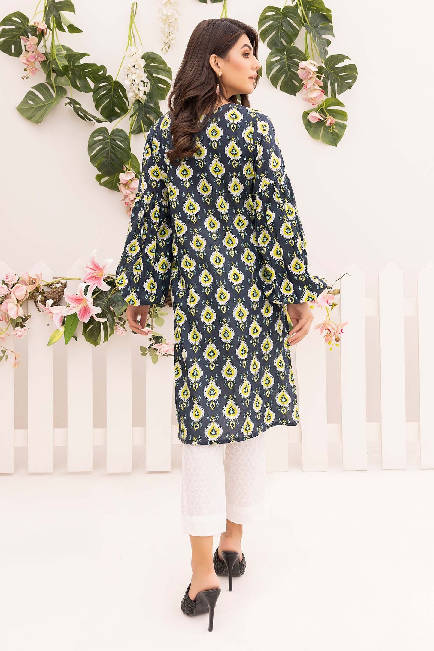 Pattern - Digital Printed Stitched Lawn Kurti