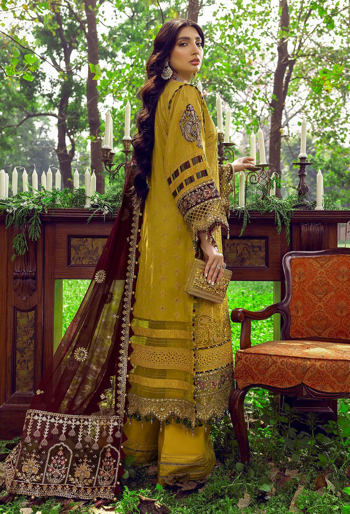 Rosette - Schiffli Embroidered Lawn