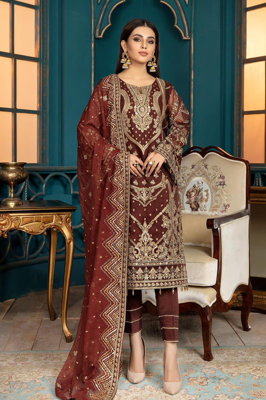 Cinnamon - Luxury Pret 4PC