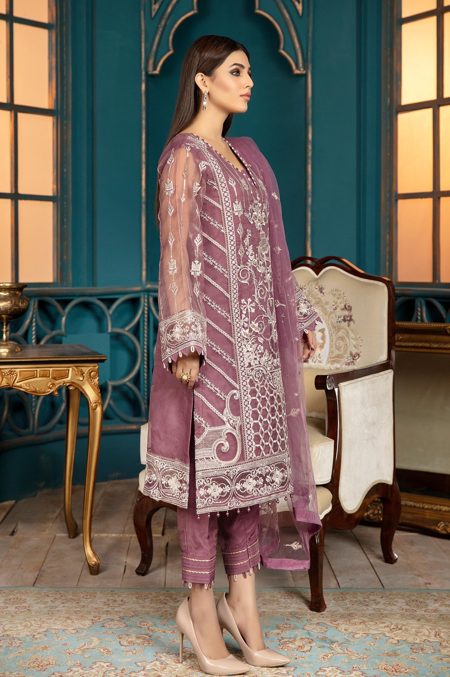 Lavender Jam - Luxury Pret 4PC