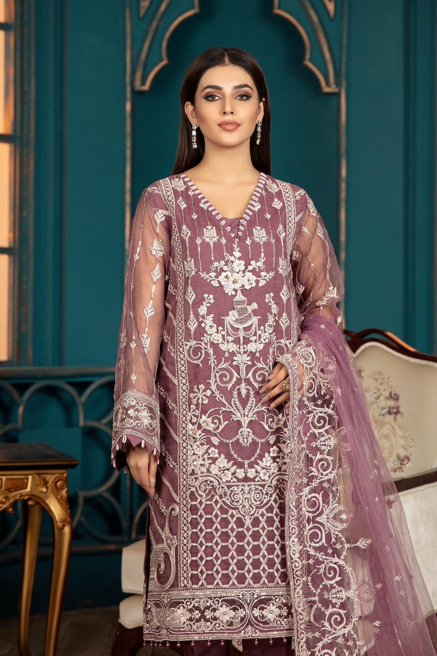 Lavender Jam - Luxury Pret 4PC