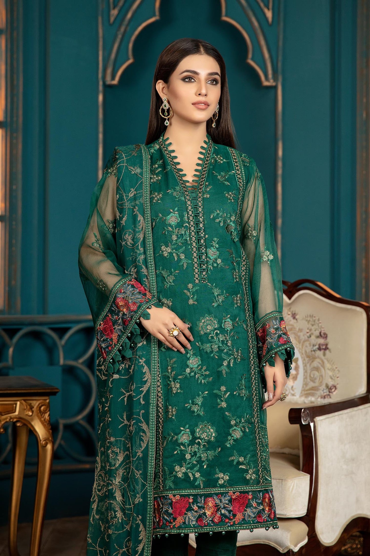 Pine Sage - Luxury Pret 4PC