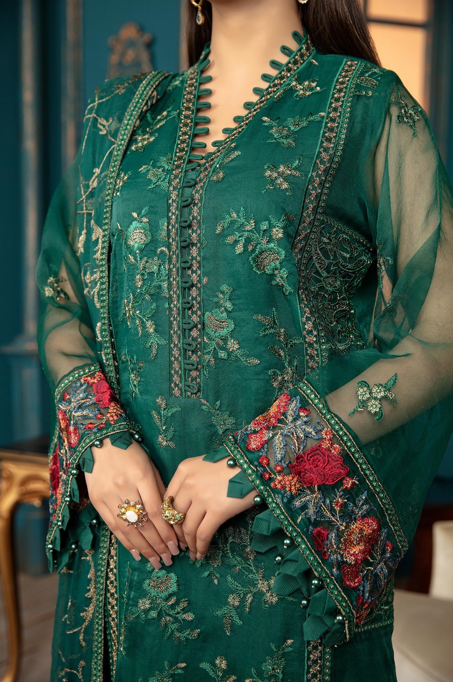 Pine Sage - Luxury Pret 4PC