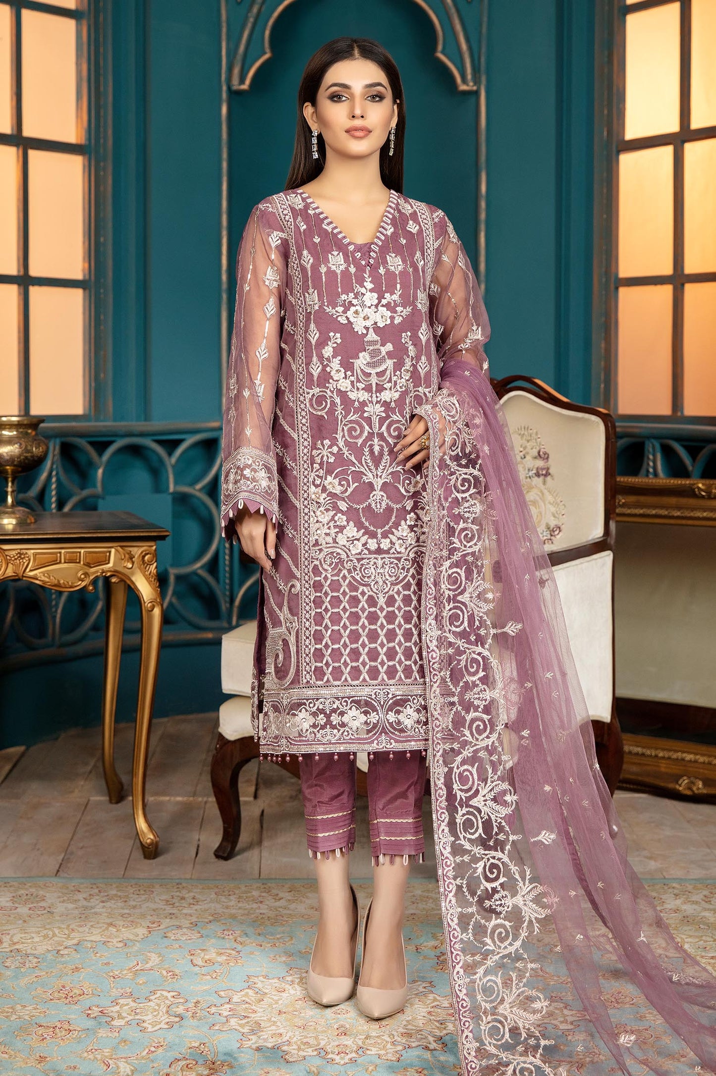 Lavender Jam - Luxury Pret 4PC