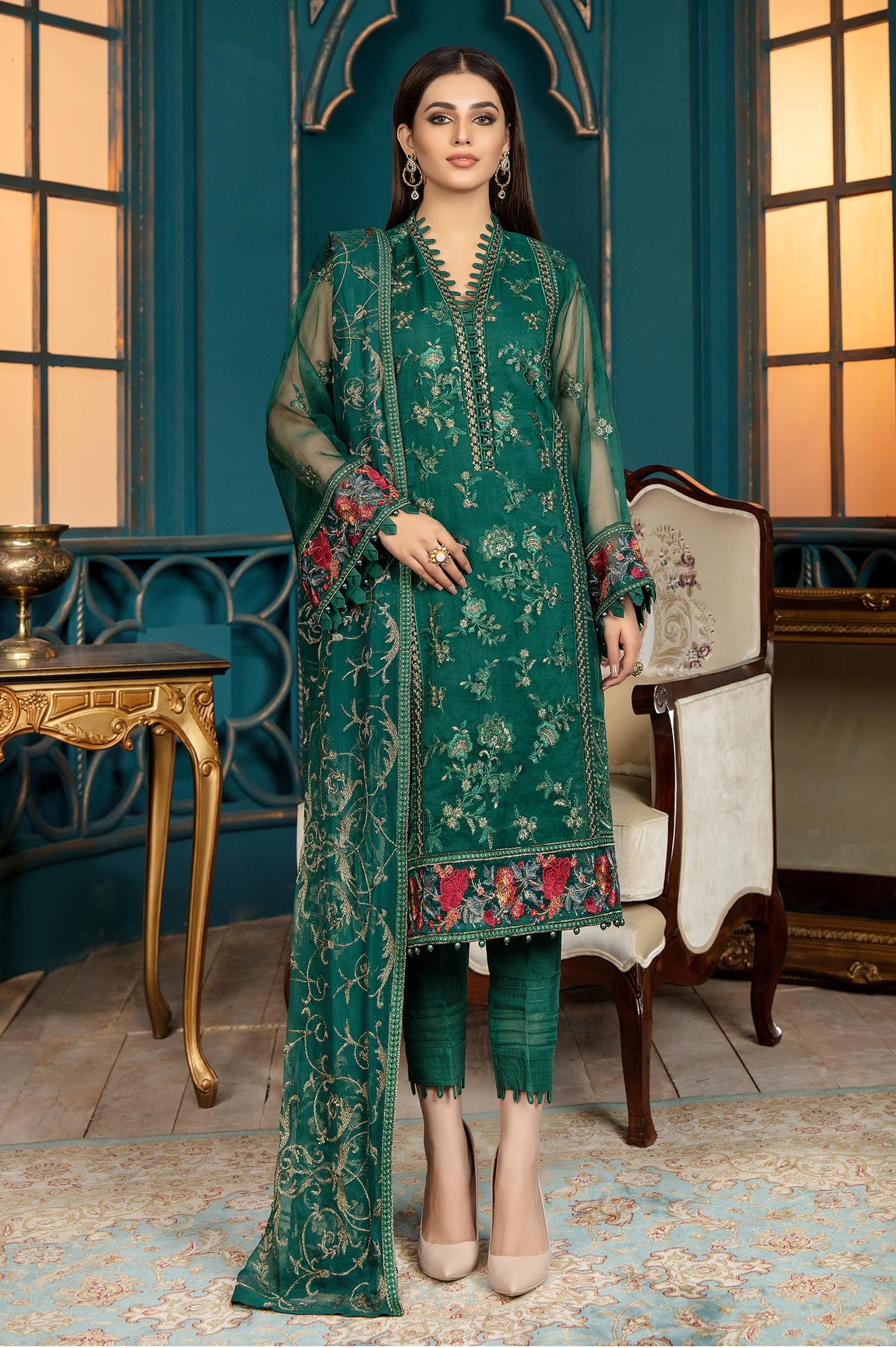 Pine Sage - Luxury Pret 4PC