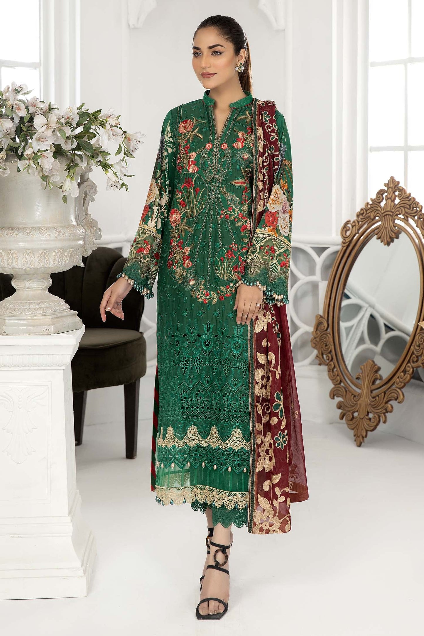 Everglade - Chikankari Lawn 3PC