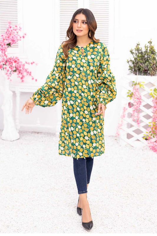 Greefin - Digital Printed Stitched Lawn Kurti