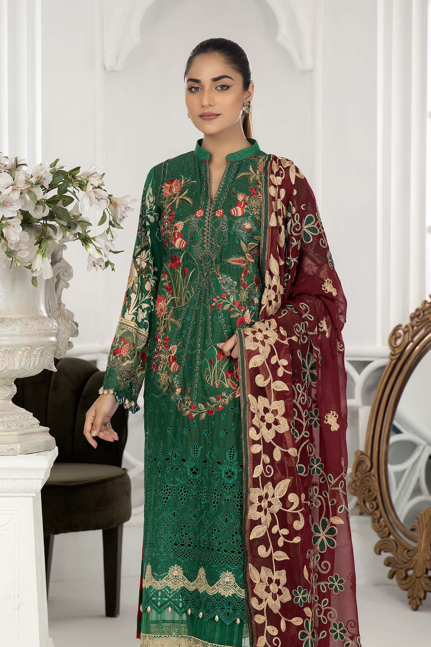 Everglade - Chikankari Lawn 3PC