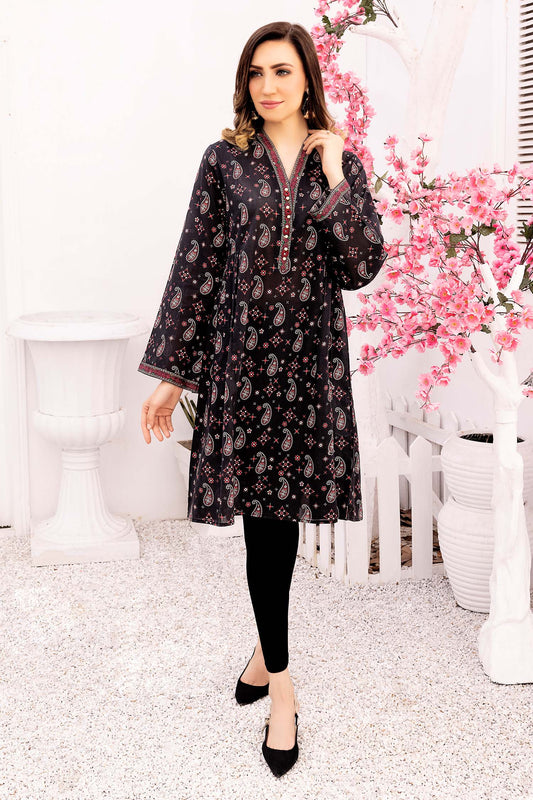 Crubble - Digital Printed Stitched Lawn Kurti