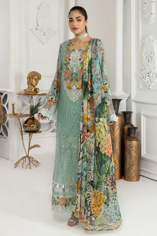 Viridian Green - Chikankari Lawn 3PC
