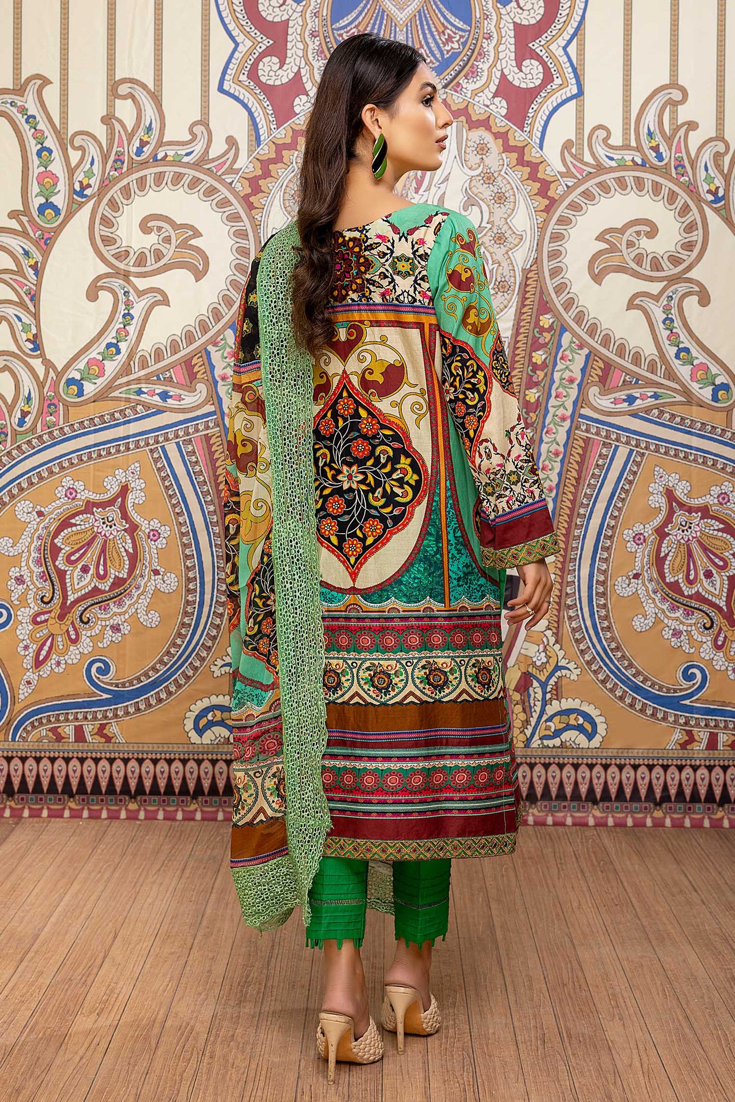Parl Grass - Printed & Embroidered Lawn Pret 3PC